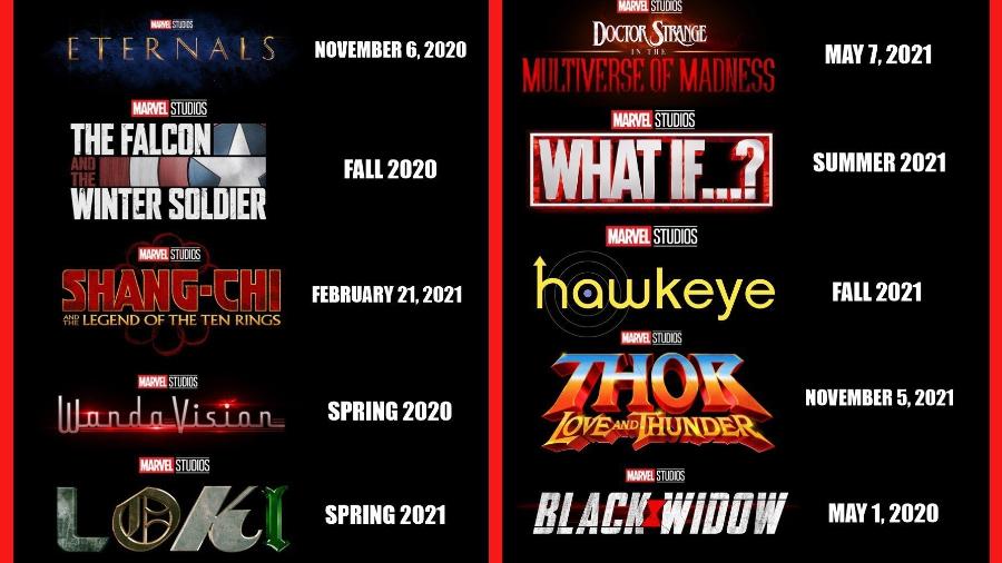 BOMBA! MARVEL REVELA FILMES, SERIES E DETALHES DA FASE 4