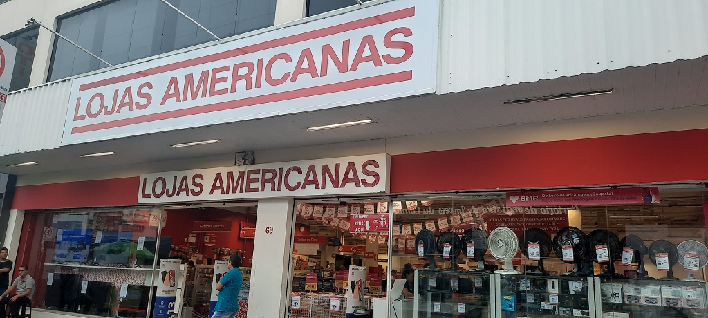 Fachada da unidade Centro de Ipatinga da Americanas, nesta quinta-feira, 12 de janeiro de 2023. Foto: Marcelo Luciano