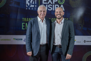 Marcelo Chara (presidente da Usiminas) e Lucas Lima (presidente da Usipa).
