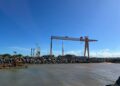 Estaleiro de Aracruz inicia montagem de plataforma gigante da Petrobras